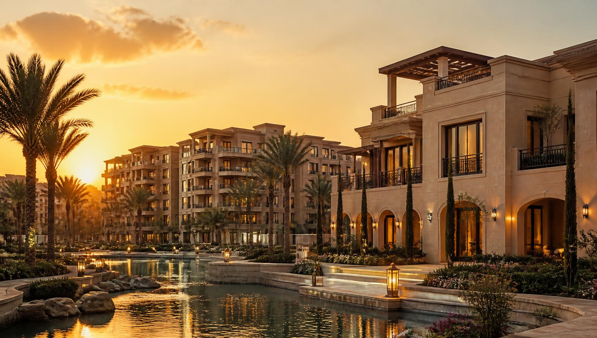 كمبوند سكني فاخر في القاهرة الجديدة